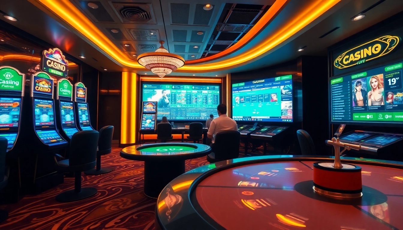Exciting online gaming scene at ev88win.live, showcasing modern casino elements.