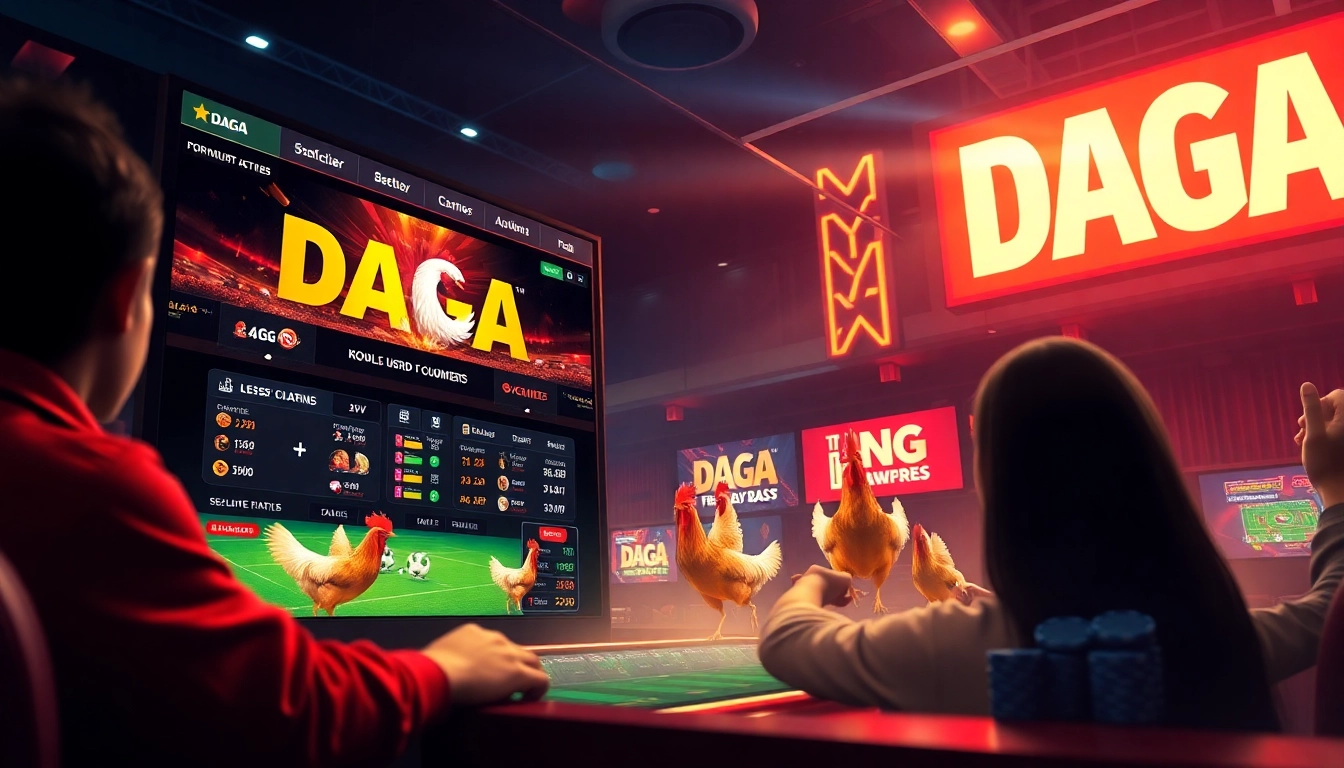 Exciting online betting experience on dagawin.live with live chicken battles and dynamic gaming features.