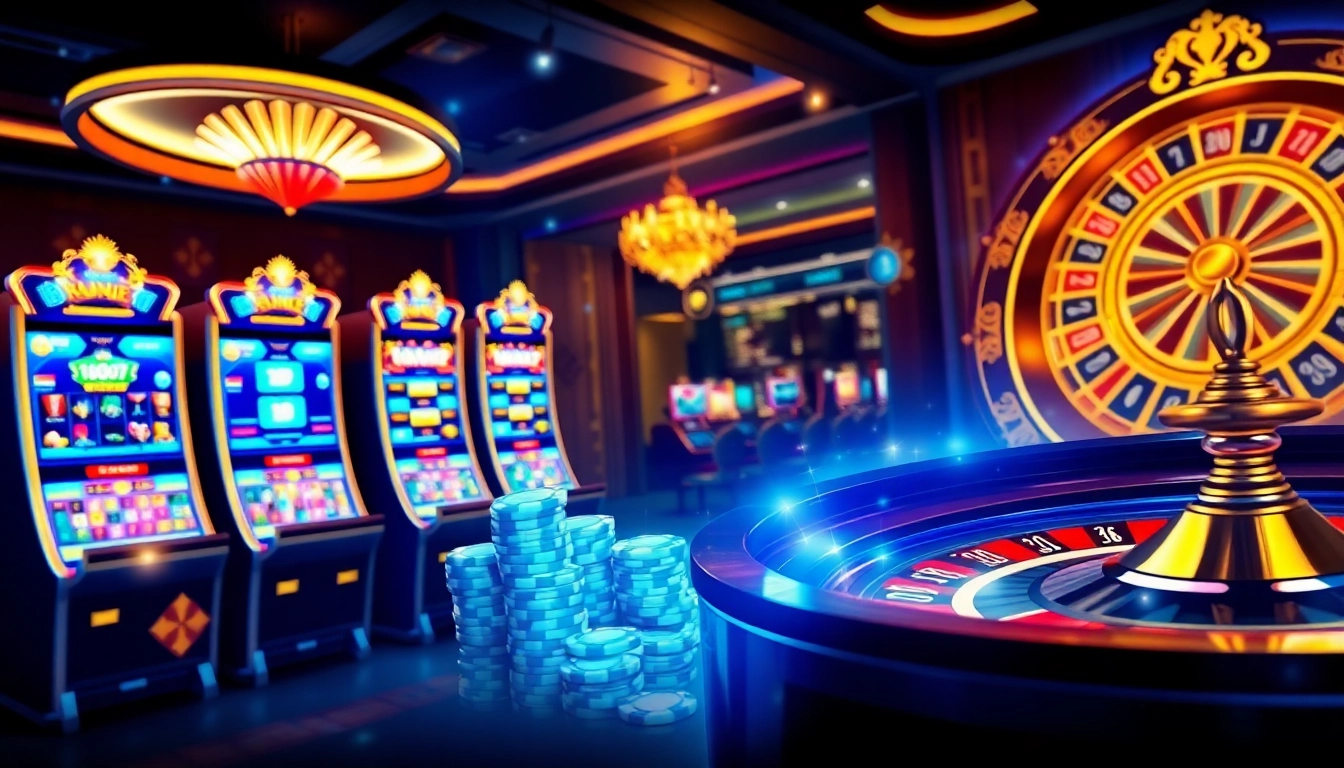 Rasakan permainan mendebarkan di surya88 dengan mesin slot yang cerah dan chip poker.
